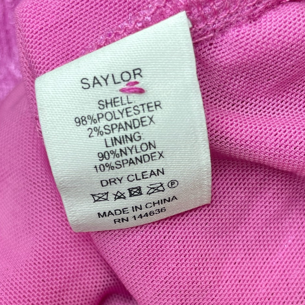 SAYLOR Sonja Ruched Skirt‎ Long Sleeve
Minidress Coctail Pink Orchid Dress - Picture 7 of 15